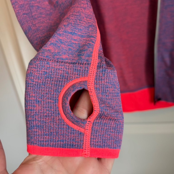 Gloria Vanderbilt Sport Zip Up Long Sleeved Athletic Top Small Base Layer Run - Picture 9 of 9